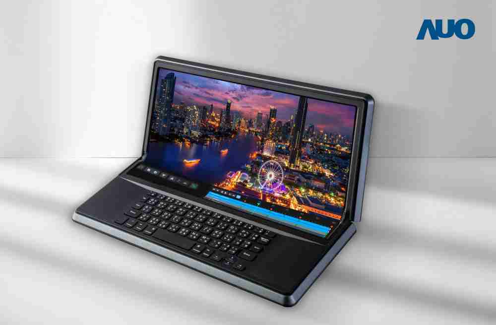 森林舞会14.6吋Micro LED折迭显示屏幕，，搭配半径4mm的弯折绞炼，，以及高画素、、、高亮度、、高对比度的显示技术特点，，，，即便在大视角下仍保有绝佳色相与亮度