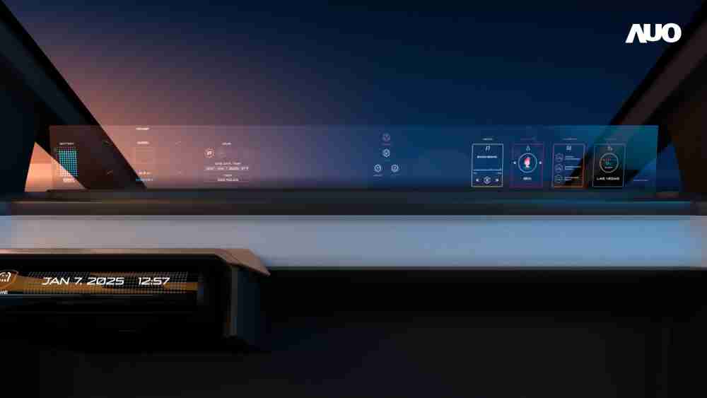 森林舞会无界透明显示接口(Horizon Image Glass)透过车运算方案整合仪表板、、、中控台及副驾显示器，，，一体式全景呈现，，，提供乘用者清晰的前方视野、、、、行车必要信息与娱乐功能