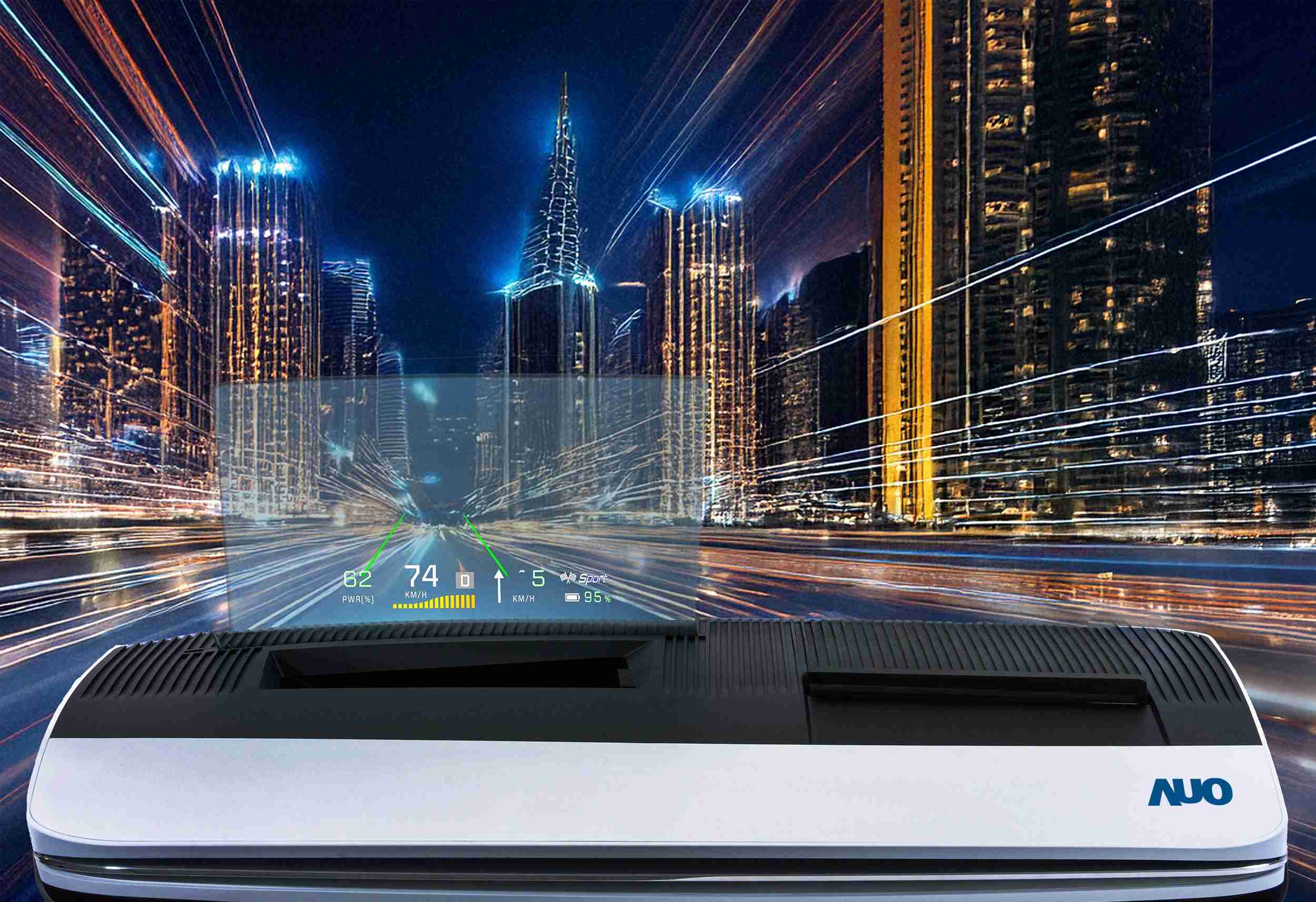 森林舞会推出13吋Micro LED抬头显示器，，提供高入眼亮度、、、高色彩饱和度的显示质量，，，在阳光下或黑暗中都清晰可见，，并利用Micro LED模块体积小的优势，，解决车用空间有限的痛点